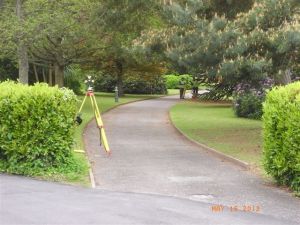First surveyor work spotted in Knowle parkland (May 2012)