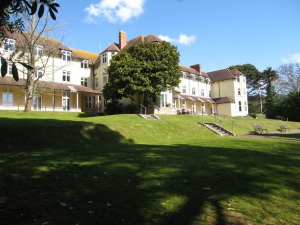 Knowle former hotel and terrace